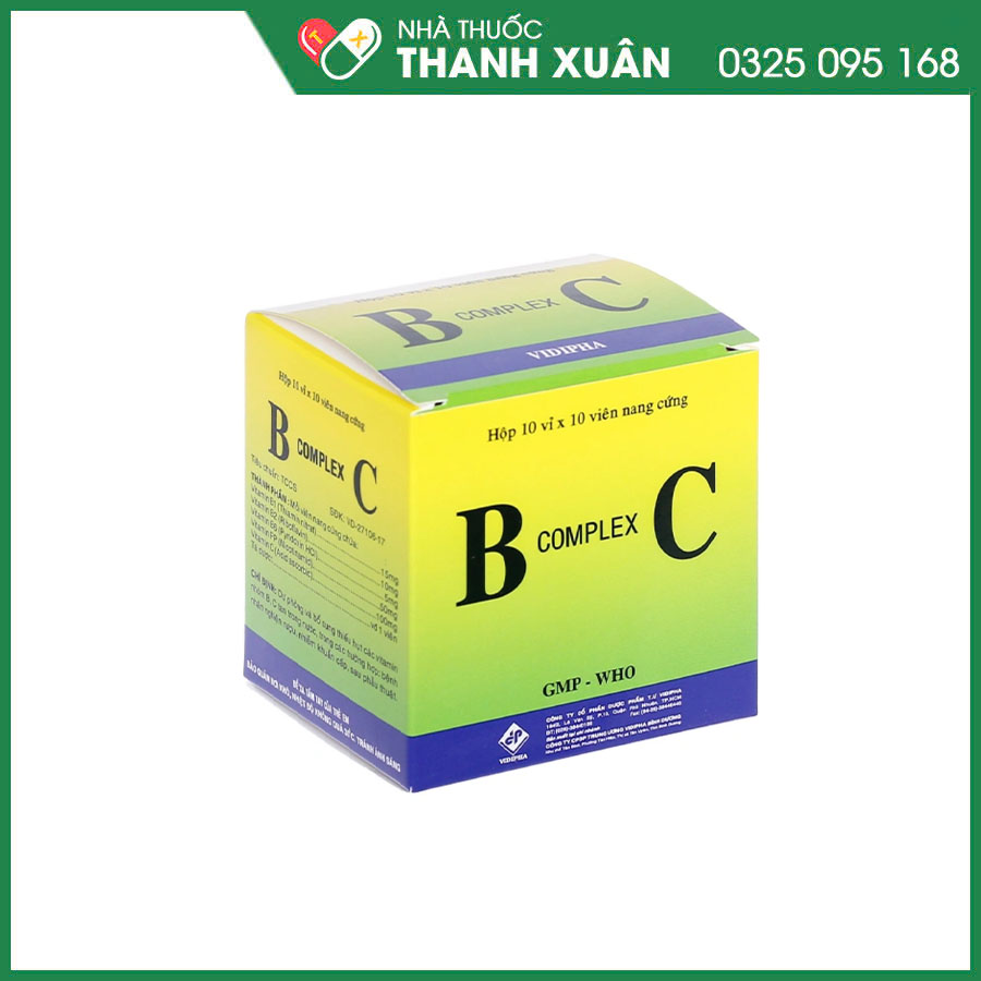 B Complex C dự phòng và bổ sung thiếu hụt vitamin nhóm B, C